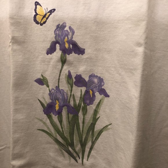 Top Stitch white short sleeve women tee shirt, XL - Picture 2 of 5